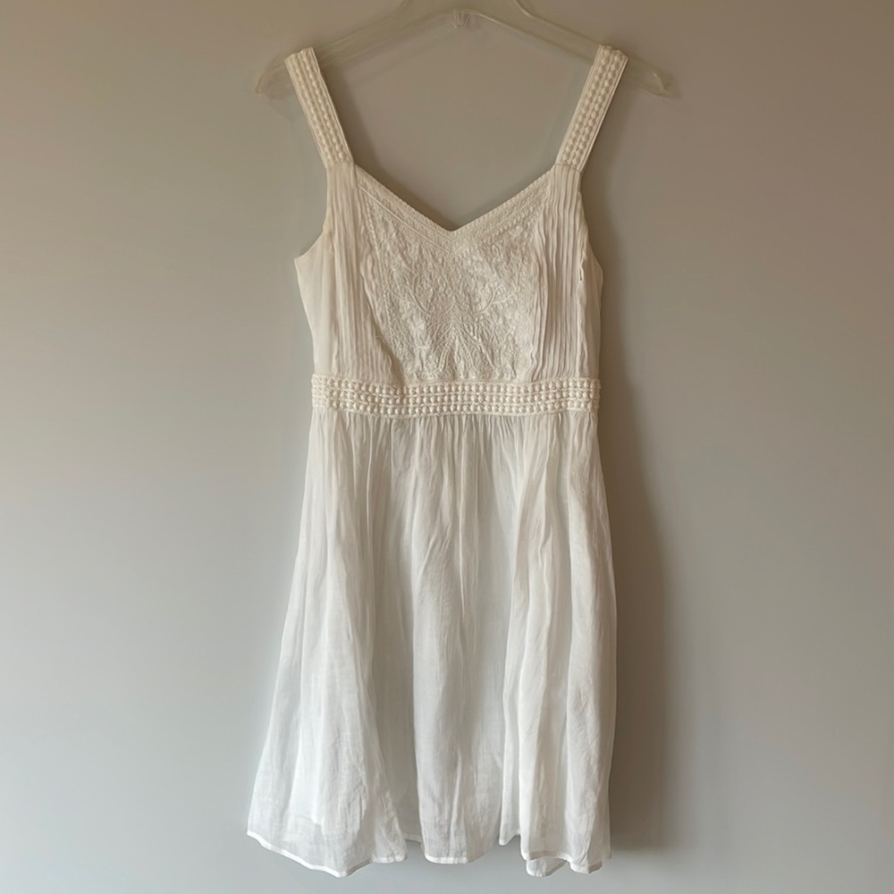 Loft brand white dress size 2
